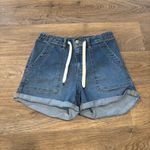 Judy Blue High Waist Cuffed Denim Jogger Shorts Women’s Medium Casual Stretchy Photo 1