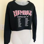 Cropped baggy concert graphic sweatshirt T Photo 0