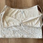 Brandy Melville  Blue Floral Top Crop Tank Photo 3