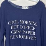 Wildfox  Off Shoulder Romper Blue Photo 2