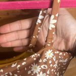 Aerie Floral Open Tie Full Coverage One Piece Swimsuit Strap /Strapless Brown XL Photo 6