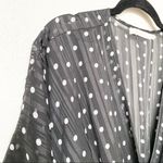 Allyson Black Shimmer Polka Dot Dress Size Small Photo 2