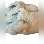 Birkenstock  Teddy Eggshell Boston Big Buckle Flex Platform Slides Photo 3