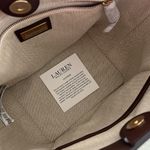 Lauren Ralph Lauren Leather Medium Witley Bucket Bag in Dark Mahogany, NEW $395 Brown Photo 10