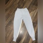 Outdoor Voices  terry cotton white & gray joggers sweatpants comfy casual spring Photo 5