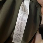 Chico's Olive Green Long Sleeve Embroidered Peasant Boho Dots top size 3 (XL) Photo 8