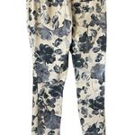 Chico's  Women Size 1.5 So Slimming Floral Print Straight Leg Mid Rise Denim Jeans Photo 1