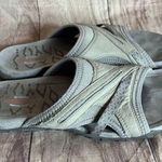 Merrell Taupe Slide II Sandal SIZE 9 Putty Khaki Leather Open Toe Slip On Photo 3