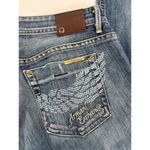 Armani Exchange Women's Jeans Size 4 Long Boot Cut Distressed Flare Photo 3