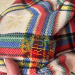 Ralph Lauren LRL  Plaid Fleece Nightgown Women's Size Medium Snowflakes Pockets Photo 5