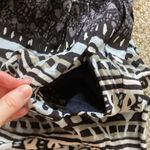 Free People Folk Swing Dress Long Sleeve Boho Hipster Black White Size 6 GUC Photo 8