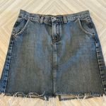 Lucky Brand Women’s Denim Frayed Bottom Skirt - Size 4 Photo 0