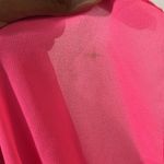 Sheer Hot Pink Flowy Lightweight Top Photo 9