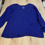 Just My Size Jms  blue long sleeve shirt top Photo 0