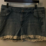 Vintage SASSOON Jeans Ooh La La Bootcut Boogie Lace Trim High Rise Short No Size Blue Size undefined Photo 0