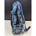 Vera Bradley Ink Blue Women's Floral Campus Backpack SKU 6098 Photo 5