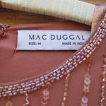 Mac Duggal 93626 Womens High Neck Illusion Embellished Gown Dress Rose 14 Photo 14