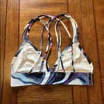 PINK - Victoria's Secret VS Victoria's Secret Pink Banded Strappy Bralette Size XS Marble Blue White Photo 11