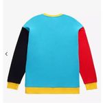 Disney  Pixar Crewneck Sweatshirt Logo Colorblock Photo 1