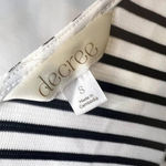 Decree Striped Dress Black and White Sleeveless Size Small Photo 7