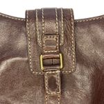 Fossil  Brown Leather Shoulder Bag Photo 2
