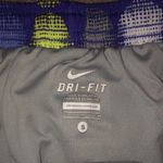 Nike  Dri Fit Tempo purple yellow polka dot Shorts Photo 2