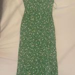 ZARA  Floral Maxi Dress Green Photo 0