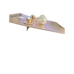 Gold Tone Hypoallergenic Earrings Crystal Stud Faux Pearl Drop Sensitive Ear NEW Photo 2