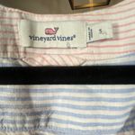 Vineyard Vines Linen Wrap Top Women's Small Blue Stripes Beach Nautical Summer Photo 3