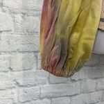 Entro women S tie dye sleeve waffle print top brand new beige Photo 2