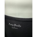 AnyBody Jumpsuit Women LARGE Black V Photo 3