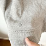 Lululemon Grey Fleece Be True Quilted Dual Zippered Sweatshirt Sz 4 Photo 4