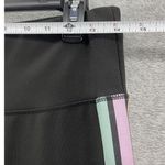 Ebb & Flow  Women's Leggings Black Colorful Trim Size Medium Pullon Photo 7