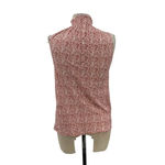 Nation Ltd  Winona Victorian Mock Neck Top Leopard Cheetah Print Coral Size Small Photo 5