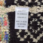 Adora Open Front Cardigan Sweater Jacket Black Beige Aztec Boho Tribal Size M Size M Photo 6