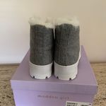 Madden Girl Shadow-F Grey Felt Lug-Sole High-Top Sneakers Photo 11