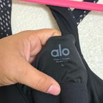 Alo Yoga  Women's Black patina bra Crossback Tank Top size L Photo 9
