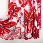 Farm Rio Farm Rio Azalea Maxi Skirt Floral Blue Red Pink Size Small Photo 3