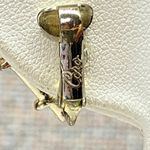 Vintage Coro Retro Blue Green Teal Square Clip On Earrings Gold Tone Old Money Photo 4