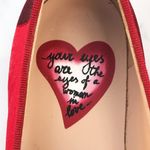 Valentino women’s L'amour brocade red heart smoking slipper flats IT US 6.5 Photo 9