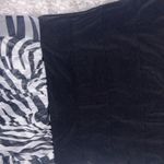 Sweet Storm Halter Tie Black Zebra Print Dress Photo 3