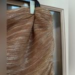 Anthropologie  Maeve Rose Gold Shimmer Ruffled Metallic Tube Top Plus Size 3X Photo 6