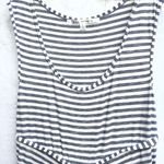 Max Studio Large L  Maxi Sleeveless Stripes Grey Dress Summer Dresses Women’s Photo 2