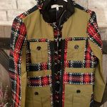 WD•NY 🎪🎪🎪BOGOHO 🎪🎪🎪WD-NY 4 Pocket Plaid/Army Green Zipper Jacket Photo 1