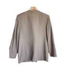 Kasper Women's Vintage Suit Beige W/tiger Eye & Gold Buttons Size 10 Photo 2