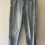 Abercrombie & Fitch Annie High Rise Girlfriend Light Wash Zipper Jeans Photo 0
