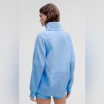 Lululemon NWT  Scuba Oversized Funnel Neck Half Zip Long Aero Blue Jacket Size XL Photo 1