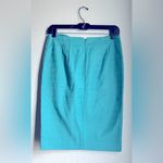 Loft Ann Taylor  Textured Stretch Cotton Slit Pencil Skirt Photo 5