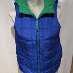 Ralph Lauren Vintage reversible blue and green ski vest - Size S Photo 0