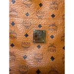 MCM Vintage Cognac Visetos Leather Tote Bag Photo 2